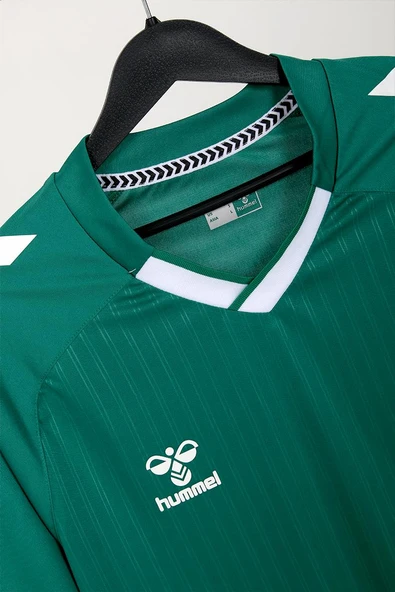 Hummel Fast Basic Tek Üst Forma Yeşil - Resim 4