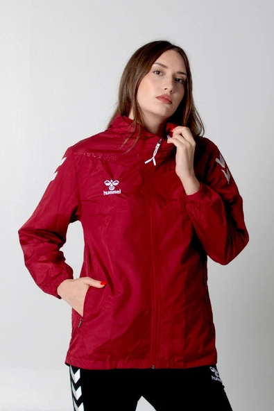 Hummel Oregon Yağmurluk Bordo - Resim 5