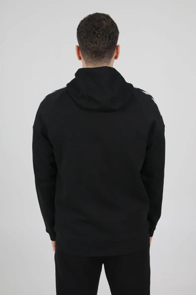 Hummel Armin Pro Pamuklu Sweatshirt Siyah - Resim 7