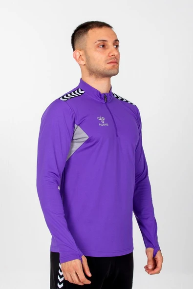 Hummel Otantik Antrenman Eşofman Üstü Mor - Resim 6