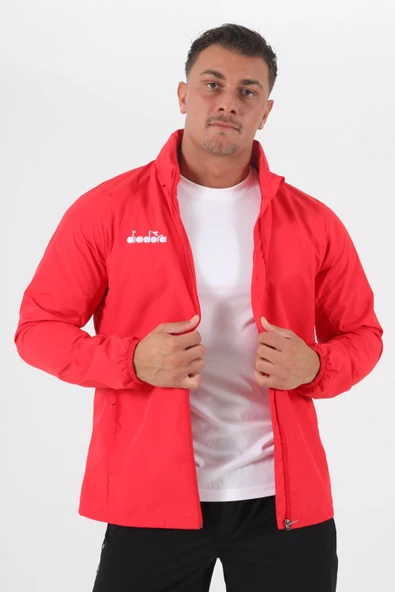 Diadora Premium Yağmurluk Kırmızı - Resim 4