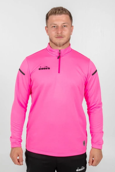 Diadora Alto 25 Antrenman Eşofmanı Tek Üst Pembe ürün görseli 1