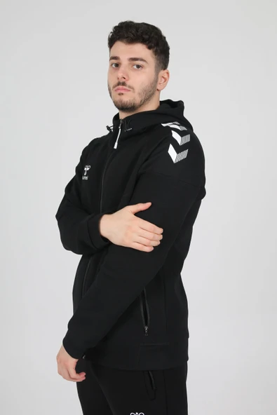 Hummel Armin Pro Pamuklu Sweatshirt Siyah - Resim 4