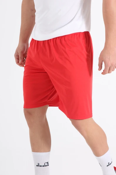Diadora Düz Antrenman Şortu Kırmızı - Resim 3