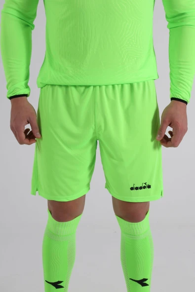 Diadora Elite Futbol Kaleci Şortu Neon Yeşil ürün görseli 1