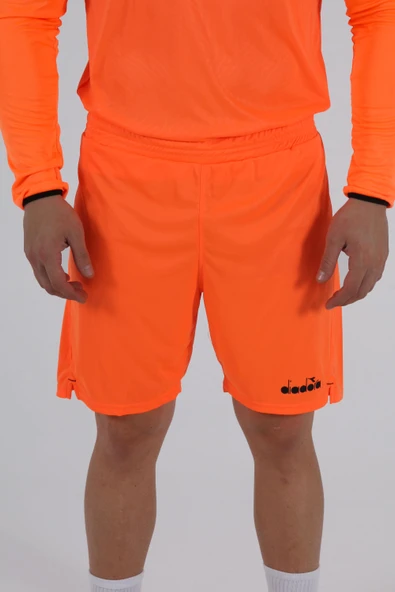 Diadora Elite Futbol Kaleci Şortu Neon Turuncu ürün görseli 1