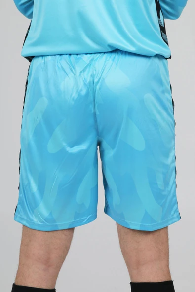 Hummel Elegance Profesyonel Kaleci Şortu Buz Mavi - Resim 7