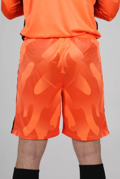 Hummel Elegance Profesyonel Kaleci Şortu Neon Turuncu - Resim 6