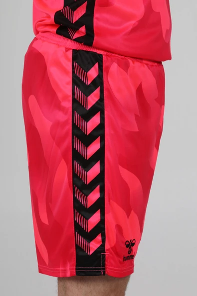Hummel Elegance Profesyonel Kaleci Şortu Nar Çiçeği - Resim 5