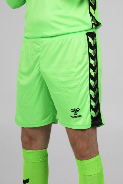 Hummel Royal Kaleci Şortu Neon Yeşil - Resim 4