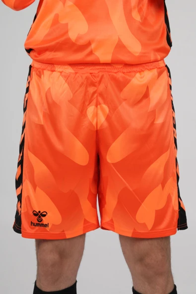 Hummel Elegance Profesyonel Kaleci Şortu Neon Turuncu ürün görseli 1