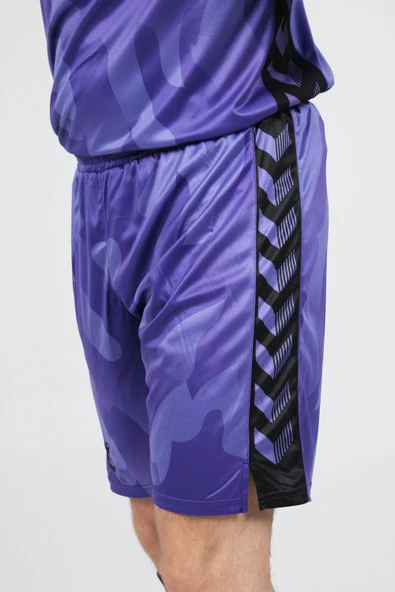 Hummel Elegance Profesyonel Kaleci Şortu Mor - Resim 5