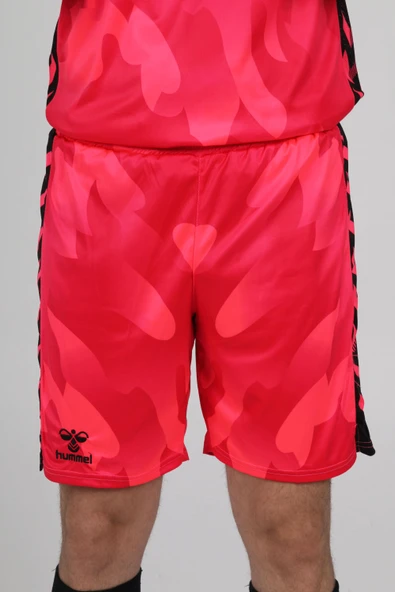 Hummel Elegance Profesyonel Kaleci Şortu Nar Çiçeği ürün görseli 1