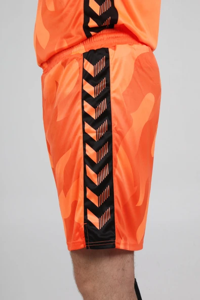Hummel Elegance Profesyonel Kaleci Şortu Neon Turuncu - Resim 5