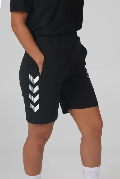 Hummel Armin Pamuklu Cepli Kamp Şortu Siyah - Resim 3