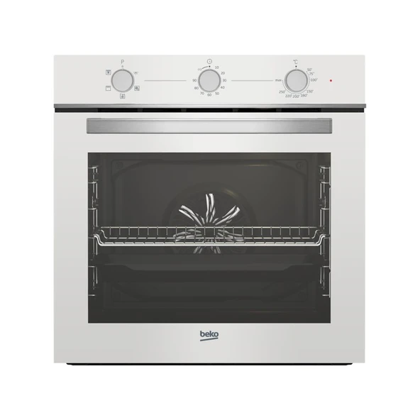 Beko Beyaz Cam Ankastre Set - Resim 2