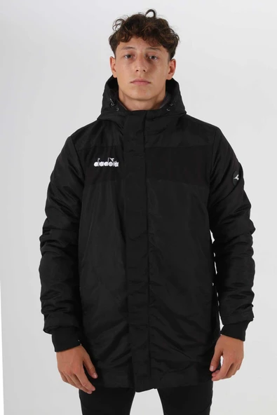 Diadora Forza Anorak Uzun Mont Siyah ürün görseli 1