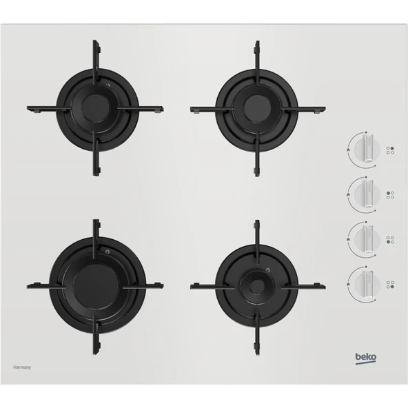 Beko Beyaz Cam Ankastre Set - Resim 3