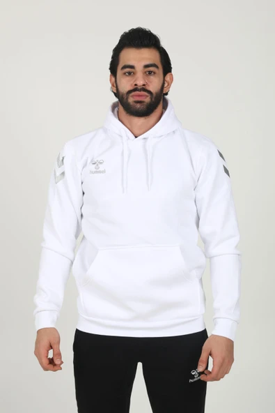Armin Pamuklu Hoodie Beyaz ürün görseli 1
