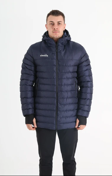 Diadora Motto Anorak Uzun Mont Lacivert ürün görseli 1