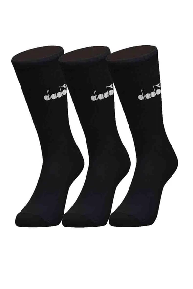 Diadora Jode Antrenman Çorabı Siyah 3 lü Paket ürün görseli 1