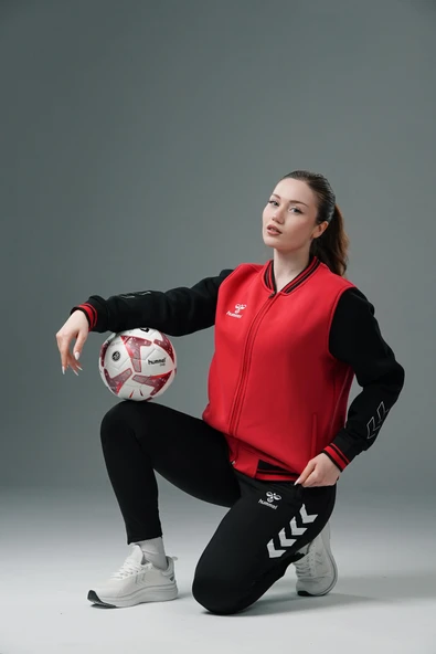 hummel Kampüs Kolej Mont Kırmızı - Resim 8