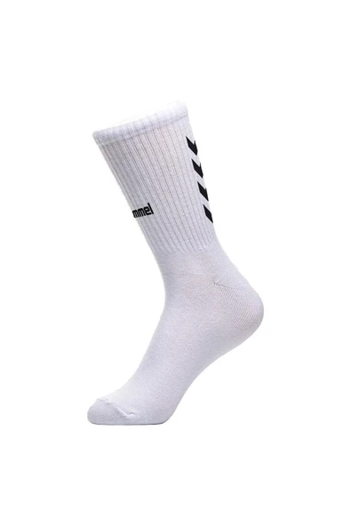 Hummel Antrenman Çorabı Beyaz - Resim 3
