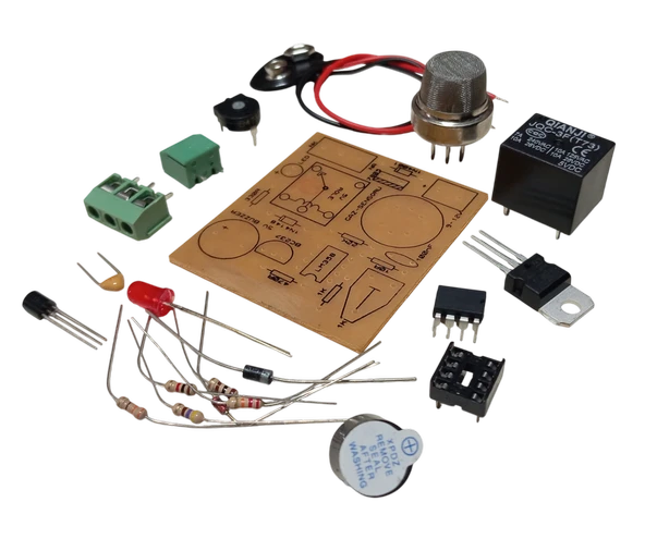 DC 9-12V MQ-4 Gaz Sensörü Kendin Yap Hobi Devresi DIY Lehimleme Kiti - Demonte(Montesiz) ürün görseli 1