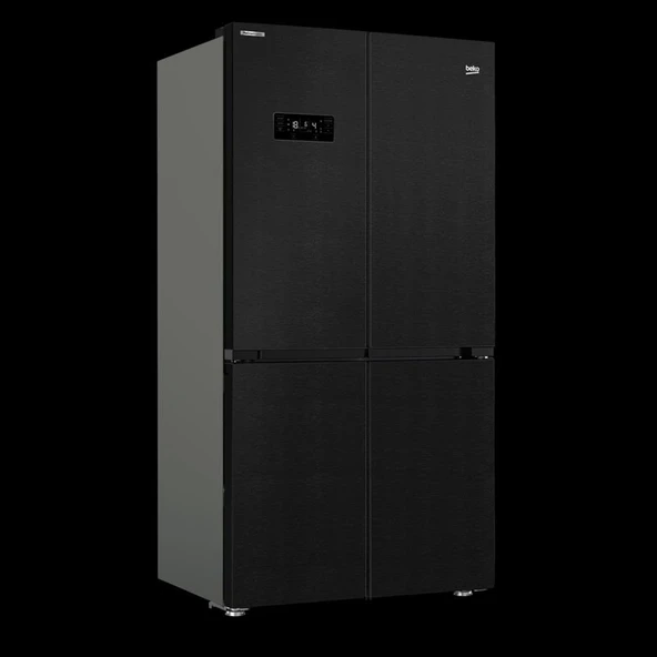 Beko 191572 Es Siyah Inox Gardrop Tipi Buzdolabı (Harvestfresh Teknolojisi) ürün görseli 1