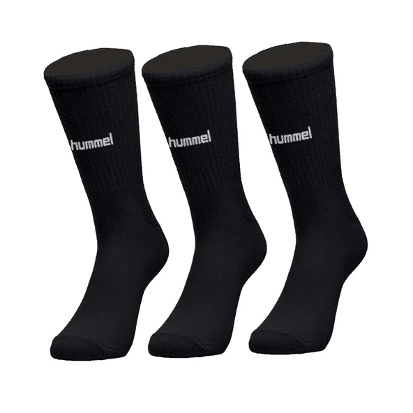 Hummel Maxı Antrenman Çorabı Siyah 3 lü Paket ürün görseli 1