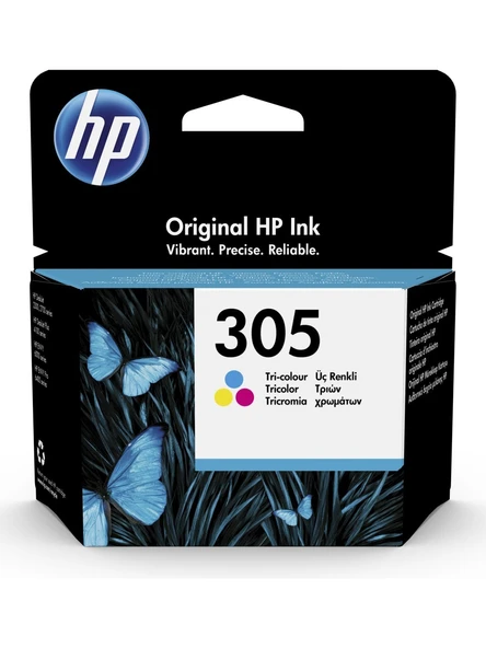 HP 3YM60AE CMY Mürekkep Orjinal Kartuş Renkli (305) ürün görseli 1