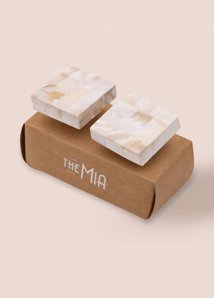 The Mia Sedef Çekmece ve Dolap Kulbu 2li Set KLP24 ürün görseli 1