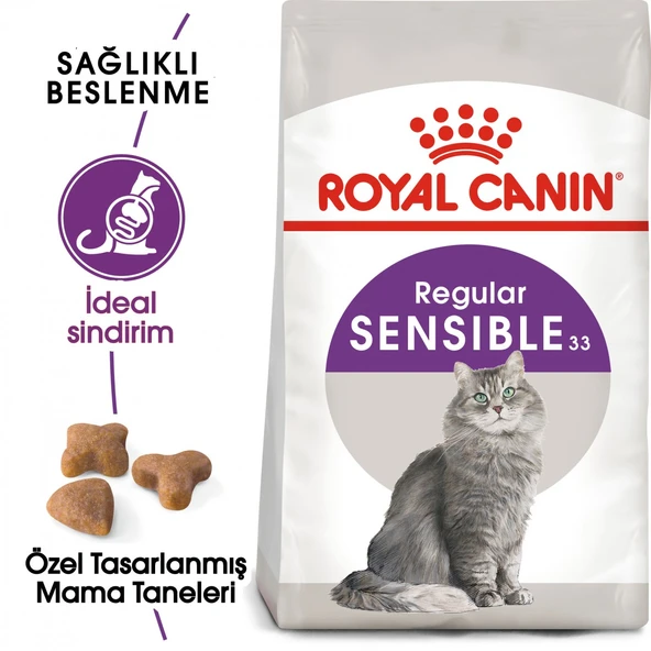 Royal Canin Sensible 33 Yetişkin Kedi Maması 2 Kg ürün görseli 1