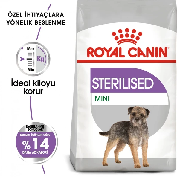 Royal Canin Mini Sterilised Küçük Irk Kısırlaştırılmış Köpek Maması 3 Kg ürün görseli 1