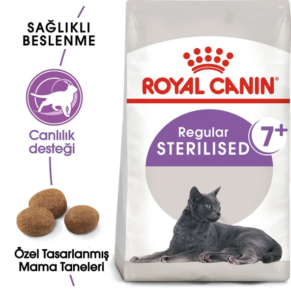 Royal Canin Sterilised 7+ Kısırlaştırılmış Yaşlı Kedi Maması 1,5 Kg ürün görseli 1