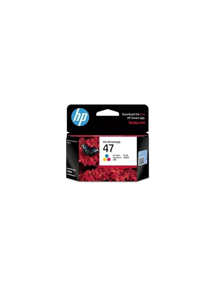 HP 6ZD61AE Renkli Mürekkep Orjinal Kartuş (47) ürün görseli 1