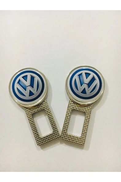 Volkswagen Logolu Araç Kmr Ikaz Susturucusu 2 Adet Metal ürün görseli 1