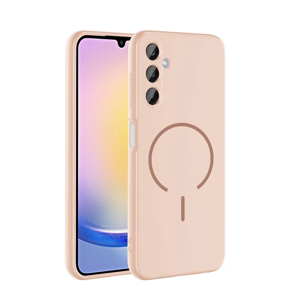 HEPTEKİLETİŞİM Samsung Galaxy A25 Kılıf M-safe Şarj Özellikli Meta Kapak (META) ürün görseli 1