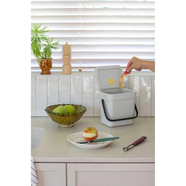 Brabantia Sort&go Lıght Grey Çöp Kutusu 3lt - Resim 2