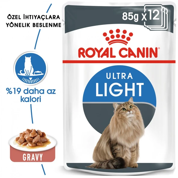 Royal Canin Gravy Ultra Light Diyet Yaş Kedi Maması 85 Gr ürün görseli 1