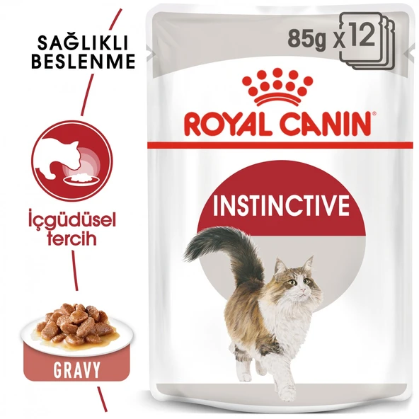 Royal Canin Instinctive Gravy Yetişkin Yaş Kedi Maması 85 Gr ürün görseli 1