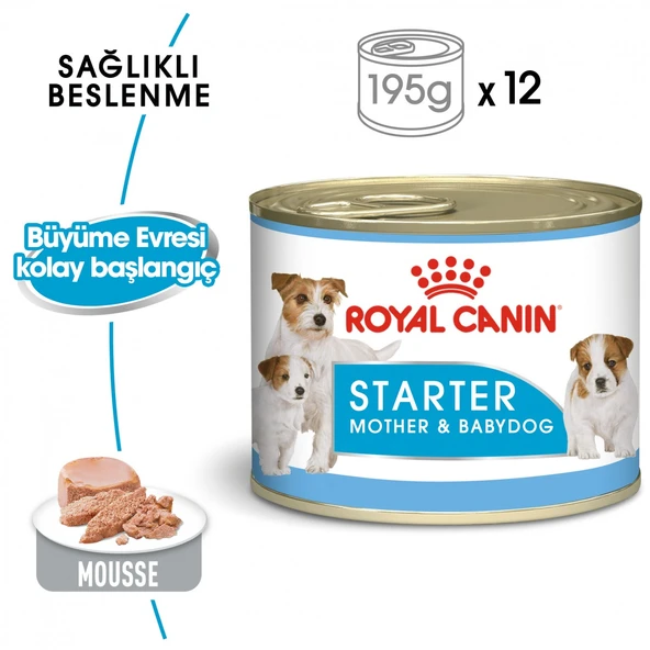 Royal Canin Starter Mousse Yavru Köpek Konservesi 195 Gr ürün görseli 1
