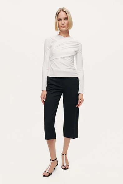 Drape Detaylı Bluz Nocturne ürün görseli 1