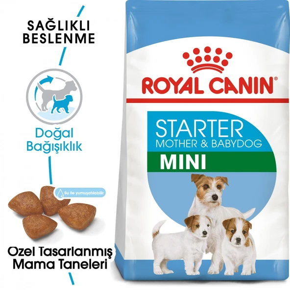Royal Canin Mini Starter Mother&Babydog Küçük Irk Yavru Köpek Maması 4Kg ürün görseli 1