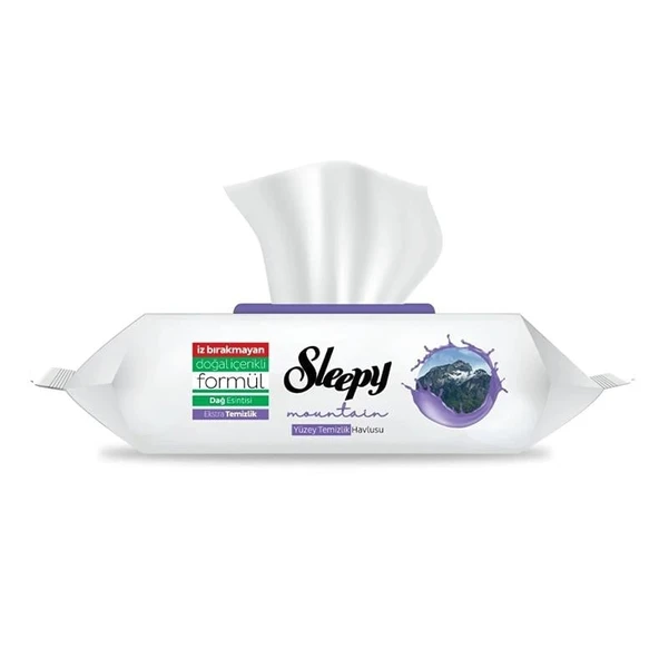 Sleepy Natural Yüzey Temizlik Havlusu 100 Adet Dağ Esintisi ürün görseli 1