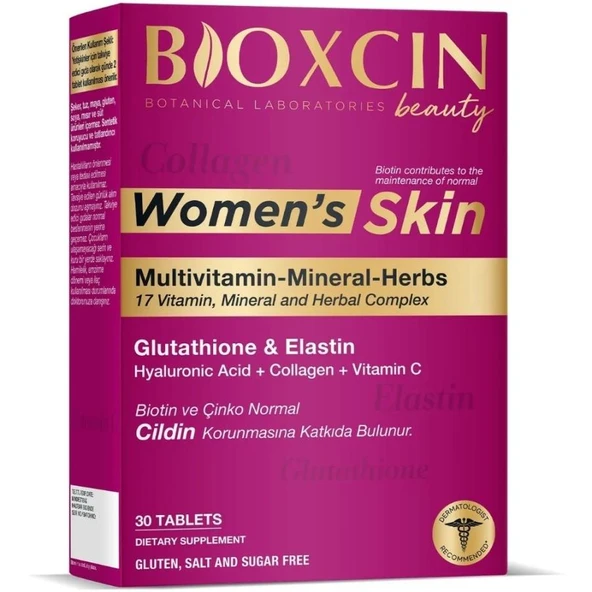 Bioxcin Collagen Women's Multvitamin-Mineral 30 Tablet ürün görseli 1