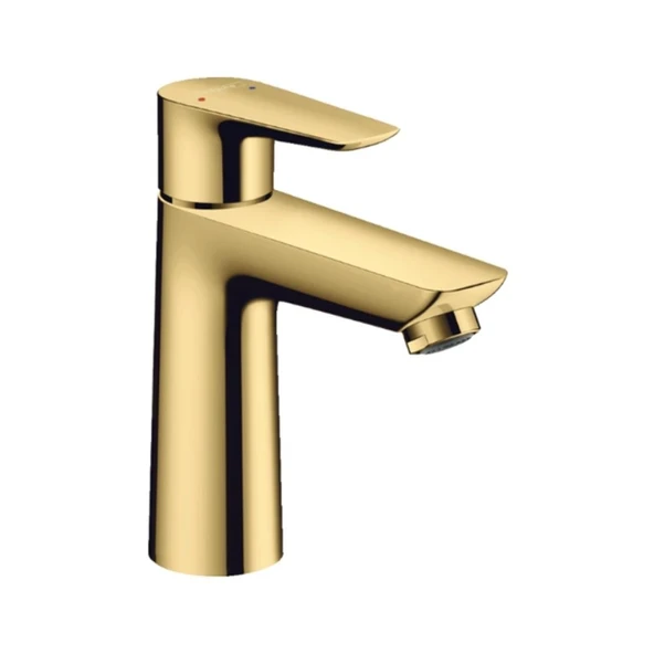 Hansgrohe Talis E Tek Kollu Lavabo Bataryası 110 Parlak Altın Optik ürün görseli 1