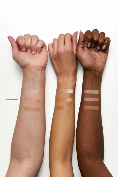 Golden Rose 3' Lü Aydınlatıcı & Allık & Bronzer - Nude Look Baked Trip Face Powder 8691190967499 ürün görseli 1
