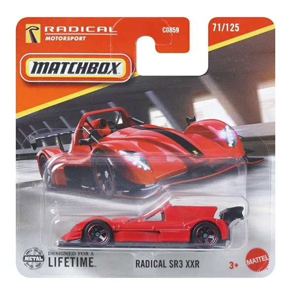 Mattel Matchbox Radical SR3 XXR Araba C0859-JBR72 ürün görseli 1