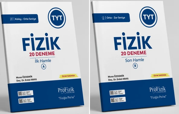Profizik 2026 Tyt Fizik A + B İlk + Son Hamle Deneme Seti 2 Kitap ürün görseli 1